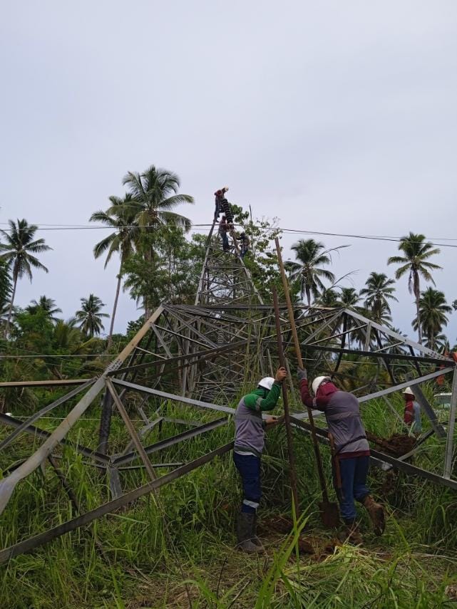 NGCP restores Lanao del Norte transmission line affected by tower bombing